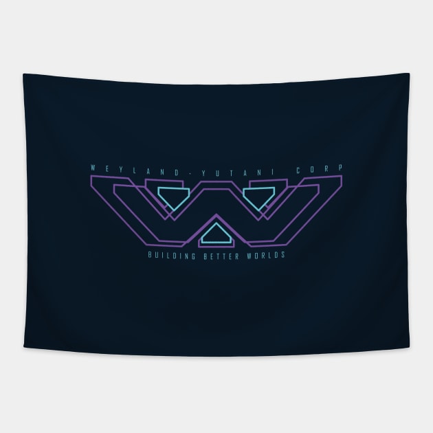 Aliens - Weyland Yutani Corp Tapestry by BadBox