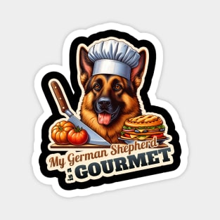 German Shepherd  Chef Magnet