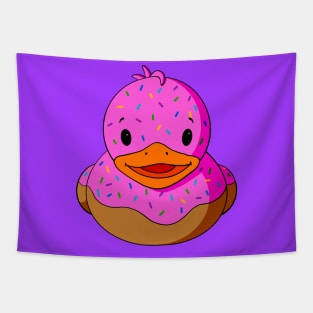 Homer Donut Rubber Duck Tapestry