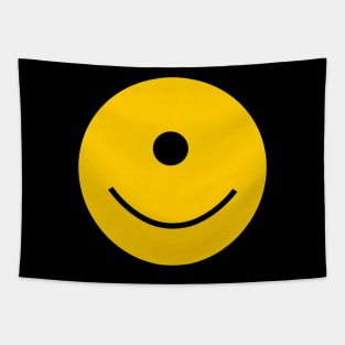 Cyclops Smilie Face Tapestry