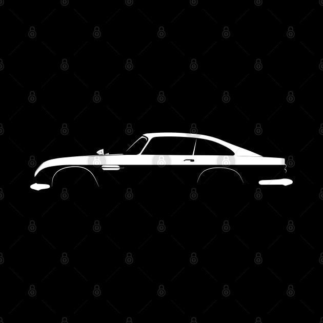 Aston Martin DB5 Silhouette by Car-Silhouettes