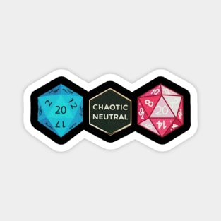 chaotic netral : dungeons and dragons Magnet