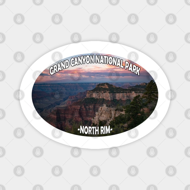 Grand Canyon National Park North Rim Magnet by stermitkermit