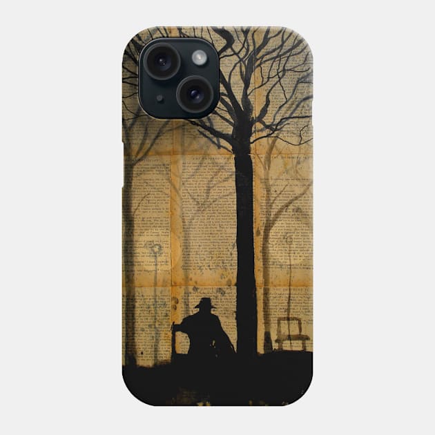 Figure in a park Phone Case by Loui Jover 