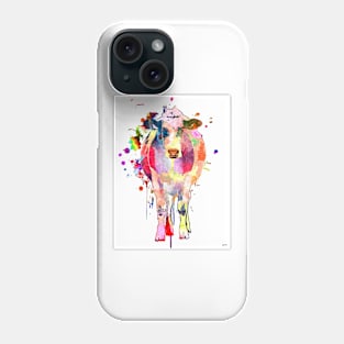 Cow Colored Art Phone Case