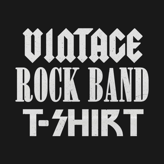 Vintage Generic Rock Band by bullshirter