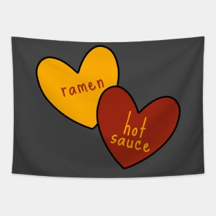 Ramen and Hot Sauce Tapestry