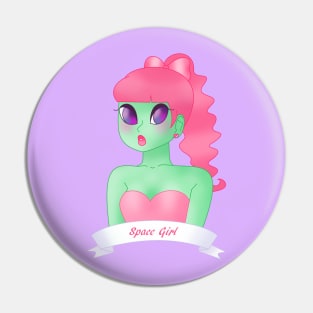 Space Girl Pin