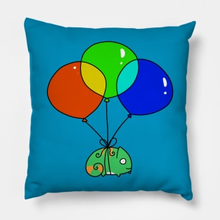 Balloon Chameleon Pillow