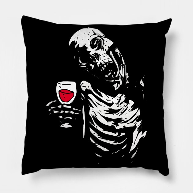 Have a good Bloody Halloween from Mr Skeleton Zombie Pillow by Asiadesign