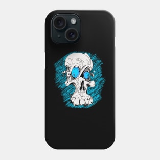 Confused Skull Phone Case