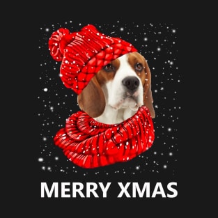 Beagle Merry Xmas T-Shirt