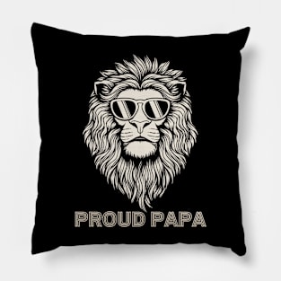 Proud Papa Lion Pillow