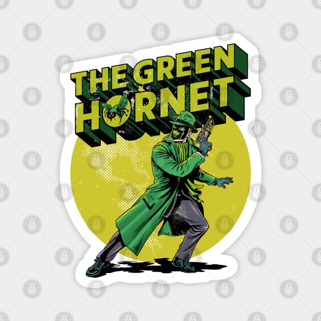 The green hornet Magnet by Playground