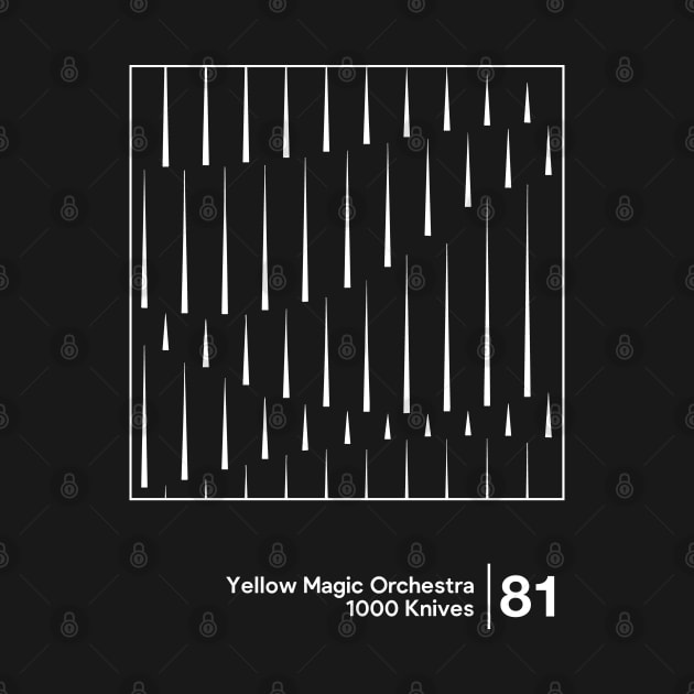 1000 Knives / Minimalist Graphic Artwork Design by saudade