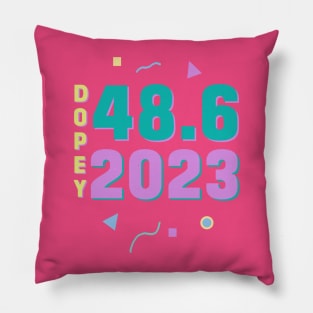 Dopey Challenge (alt - festive) Pillow
