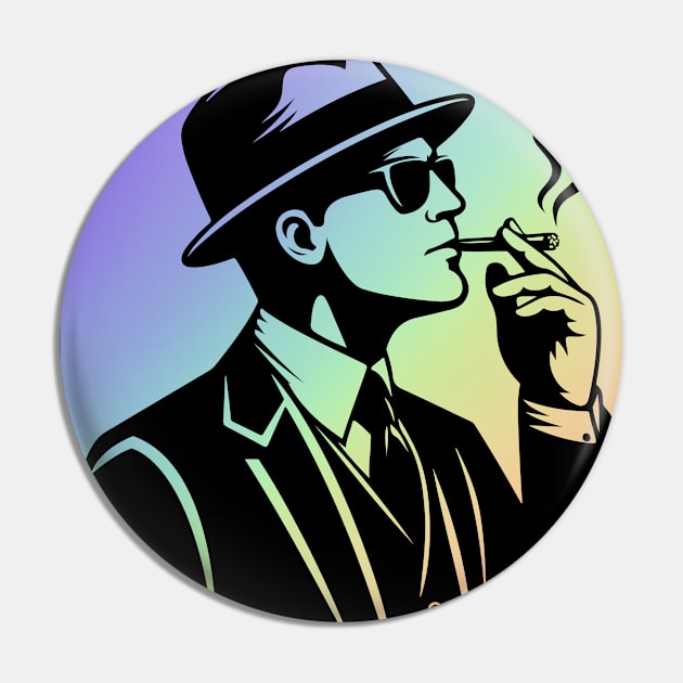 Smoking man Pin by JunniePL