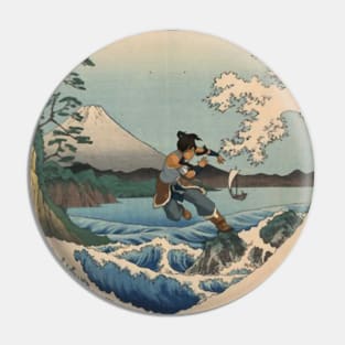 The Great Katara Off Kanagawa Pin