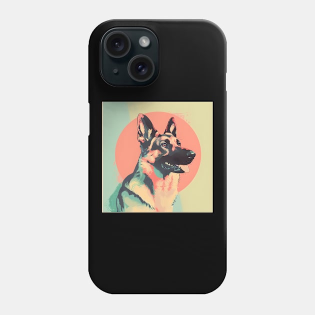 German Shorthaired Pointer in 80's Phone Case by NatashaCuteShop