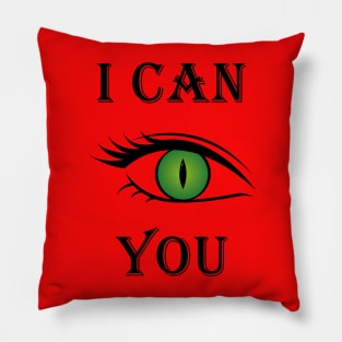 I can see you Pillow