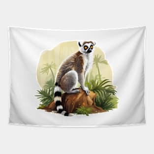 Adorable Lemur Tapestry