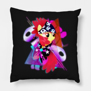 Synthwave Apple Bloom Pillow