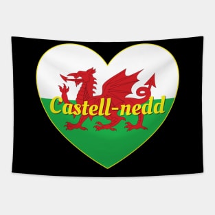 Castell-nedd Cymru UK Baner Cymru Calon Tapestry