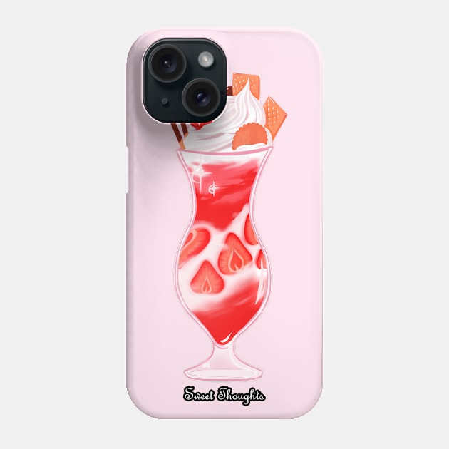 Strawberry Delight Phone Case by Pastelideas