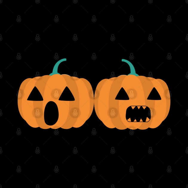 Spooky Pumpkin Twins Halloween by High Altitude