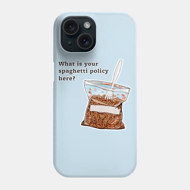 Charlie's Spaghetti Phone Case by NightMan Designs