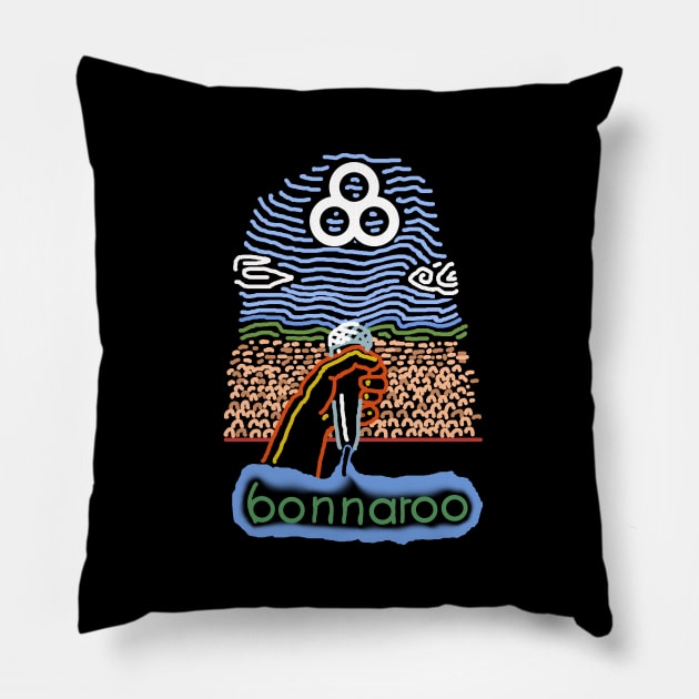 Bonnaroo Festival Tee Pillow by KColeman