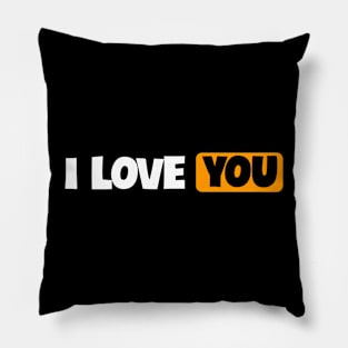 I Love You Aesthetic Pillow