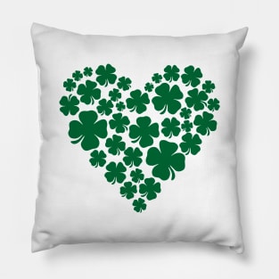 Shamrock Heart - St Paddys Pillow