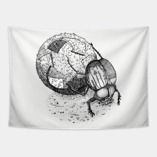 "Dung Beetle" Tapestry