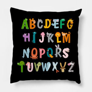 alphabet animals Pillow