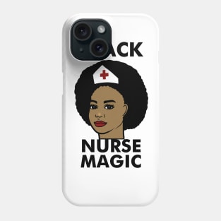 Black Nurse Magic Afro Black History Phone Case