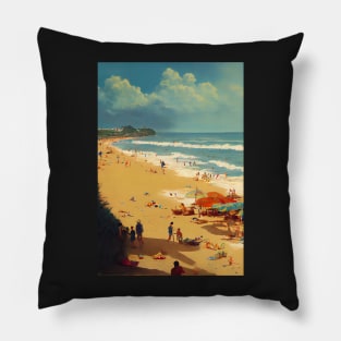 Afternoon at the Beach Pillow