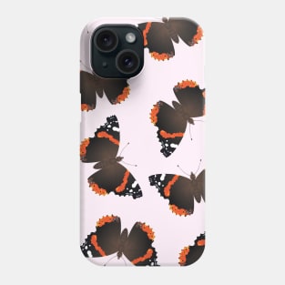 Vanessa atalanta - pattern Phone Case