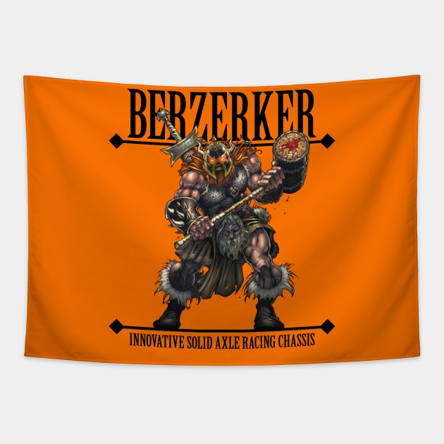 Berzerker Racing Chassis Tapestry by benprenart