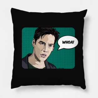 The Keanu says "whoa!" Pillow