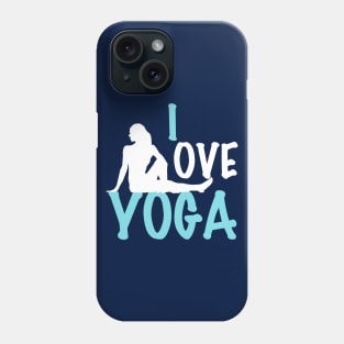 I Love Yoga Phone Case