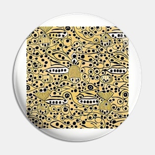 Pattern after Gustav Klimt Pin