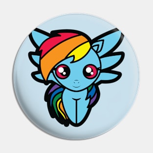 Rainbow Dash Tooniefied Pin