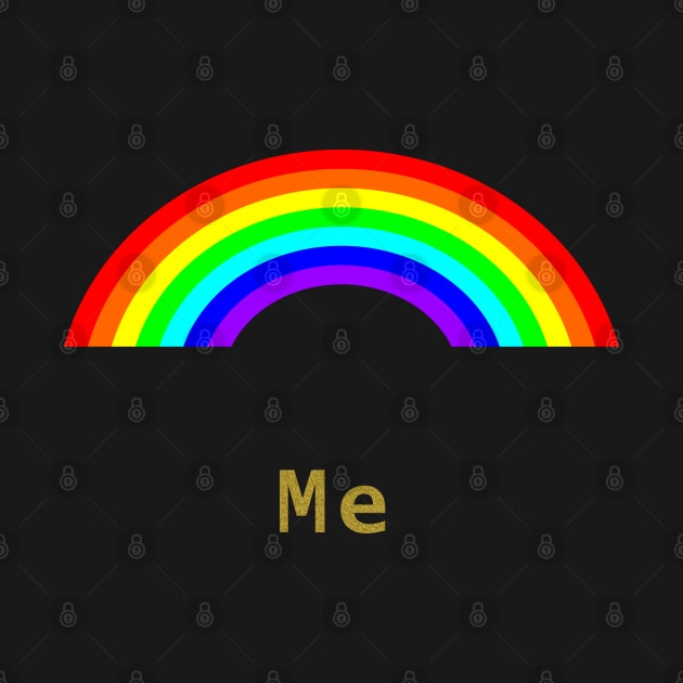Gold Me Rainbow of Positivity by ellenhenryart