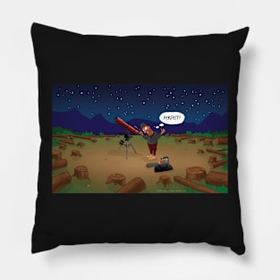 Chainsaw Astronomy Pillow