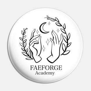 Faeforge Logo Black Pin