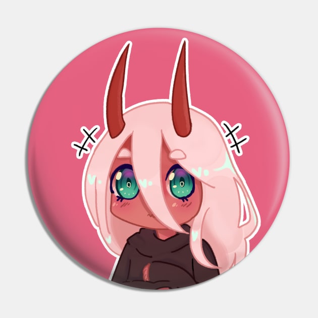 Zero Two Chibi Pin by MitsuDai