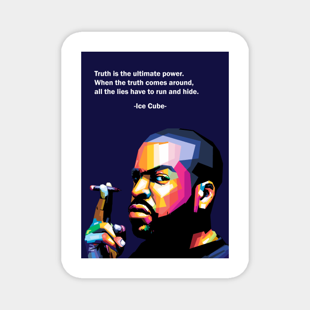Ice Quote Cube Magnet by Wijaya6661
