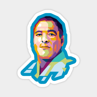 Rickson Gracie Popart Uncurve Magnet