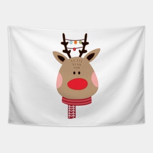 Christmas Deer Sticker Tapestry